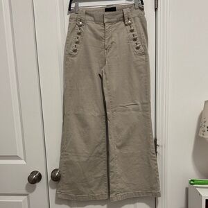 White House Black Market women’s khaki Wide Leg Trousers